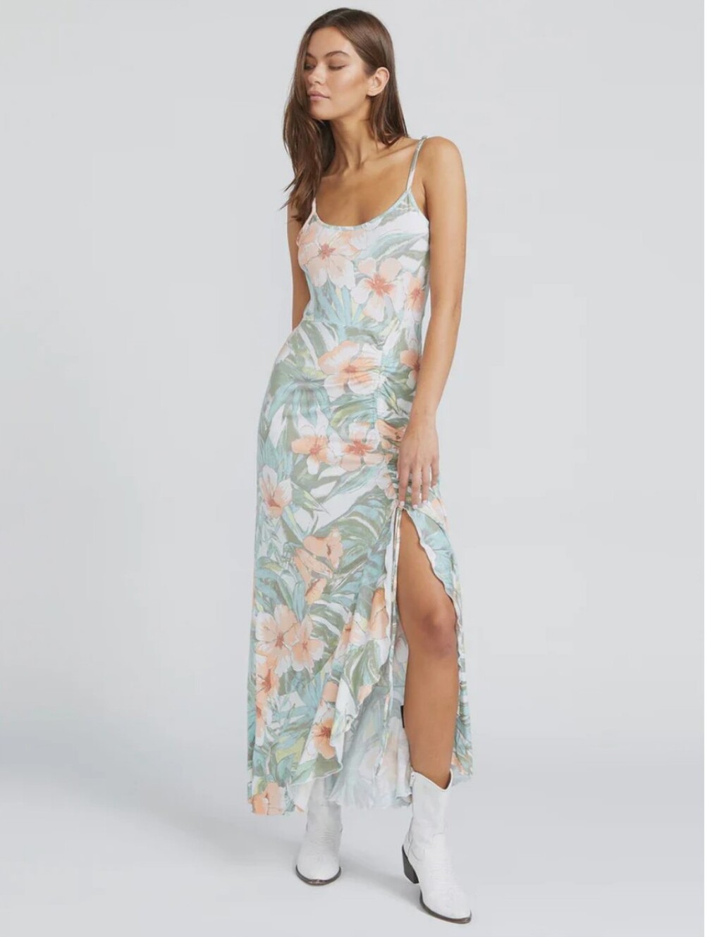 Volcom Had Me At Aloha Modal Maxi Dress Size XS